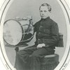 A young drummer named Jimmy Doyle of the 18th U.S. Infantry Regiment poses with his drum during the Civil War. Doyle was wounded at the battle of Chickamauga, Tenn., in September 1863. According to Glenn Williams, a senior historian at the U.S. Army Center for Military History, the average age for a drummer was around 18, and by 1864, the Union Army had forbidden the recruitment of boys under the age of 16, although there were a number of notable exceptions. The youngest drummers were usually kept behind the lines during combat, helping with the wounded or acting as messengers, but bullets and artillery shells occasionally overshot their marks. The youngest Soldier killed during the Civil War was actually a 13-year-old drummer boy at Antietam, Md. (Photo courtesy of the U.S. Army Heritage and Education Center)